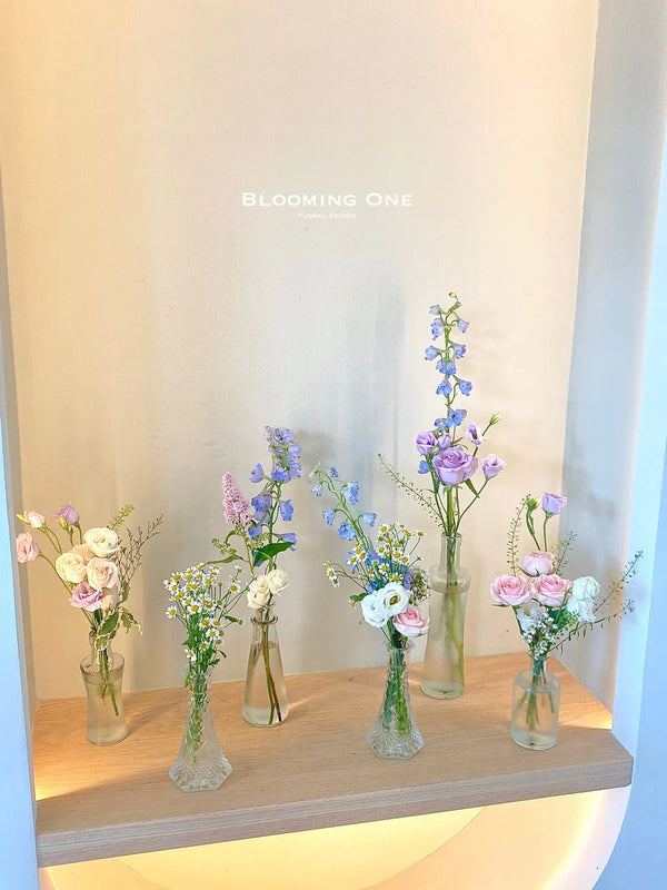 Fresh bud vases - 花蕾鲜花瓶1组 （1组3个）